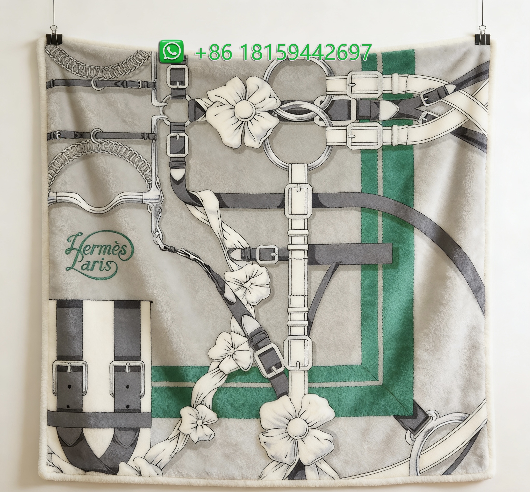 Hermes Throw Blankets